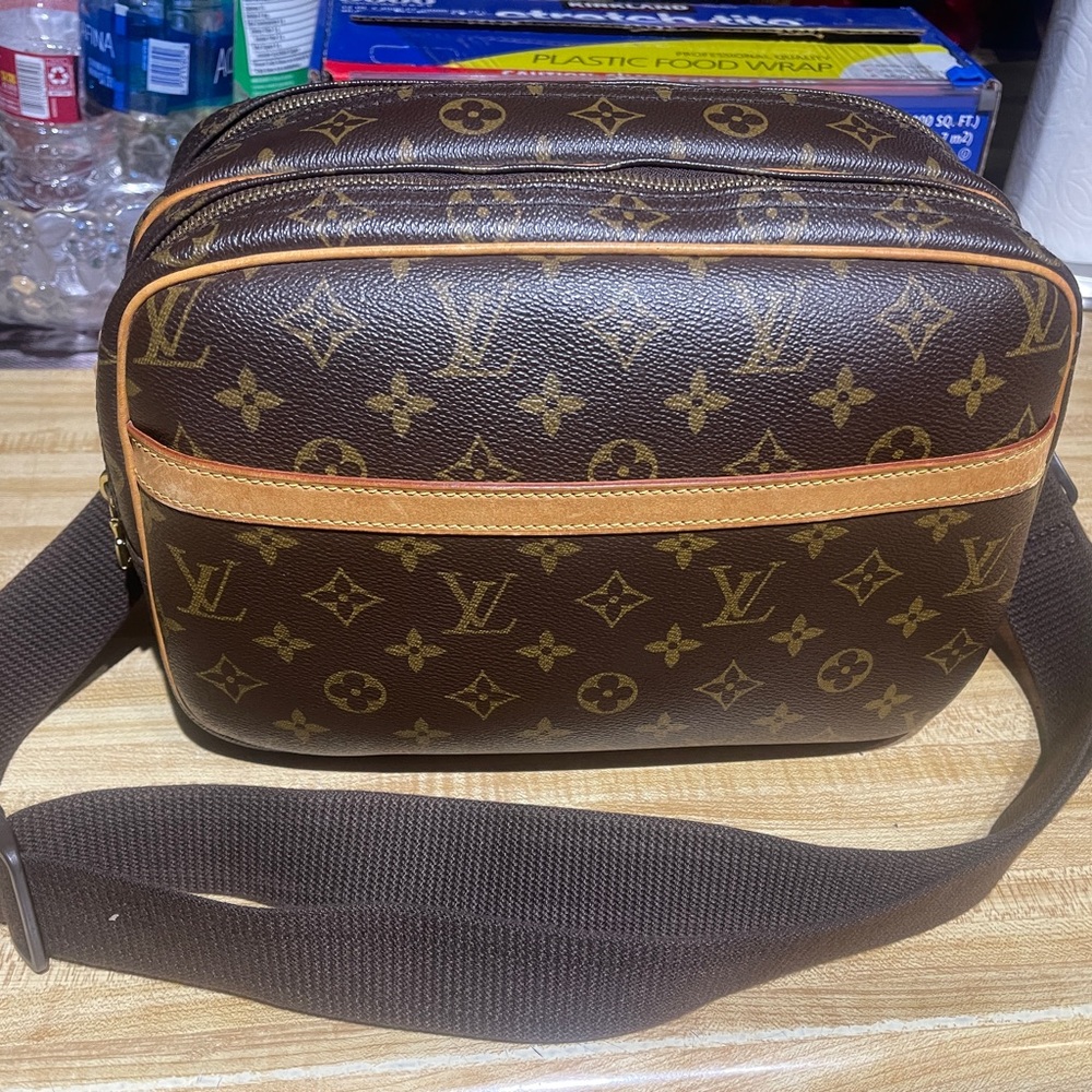 Louis Vuitton Brown Reporter Monogram PM Canvas Crossbody Bag